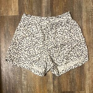 Aerie Leopard Print Lounge Shorts